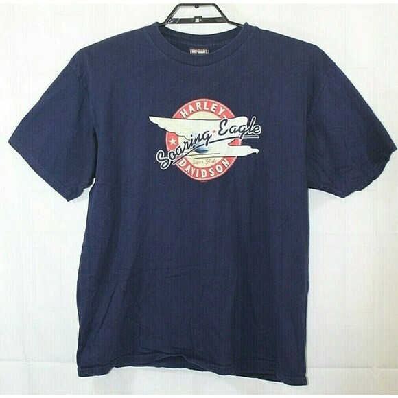Harley-Davidson Other - Harley Davidson T Shirt Soaring Eagle Vintage Super Glide Bloomington IN Mens XL